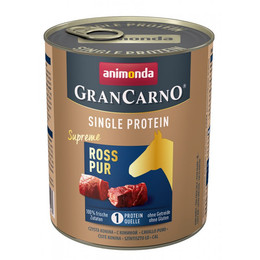 Produktbild von Animonda GranCarno Single Protein Supreme Adult Ross pur - 6 x 800 g