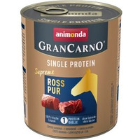 Produktbild von animonda GranCarno Single Protein Supreme Nassfutter Hund Adult Ross pur - 24 x 800 g