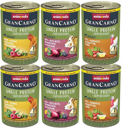Produktbild von animonda GranCarno Superfoods Adult Variation Mixpack 24x400g