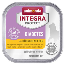 Produktbild von Animonda Integra Protect Adult Diabetes mit Hühnchenleber - 16 x 100 g