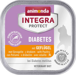 Animonda Integra Protect Diabetes Katzenfutter - Schälchen - Geflügel - 16 x 100 g – Bild 1 von 2