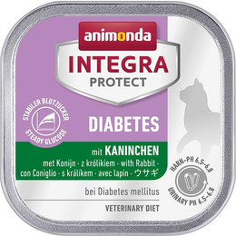 Produktbild von animonda INTEGRA PROTECT Katzenfutter nass Diabetes Kaninchen - 6 x 100 g