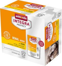 Produktbild von animonda INTEGRA PROTECT Katzenfutter nass Renal mit Huhn - 8 x 85 g