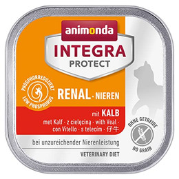 Produktbild von Animonda Integra Protect Niere Kalb Katzenfutter nass - 16 x 100 g