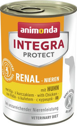 Produktbild von animonda Integra Protect Nieren 400g Dose Hundenassfutter Sparpaket 12 x 400 Gramm Huhn