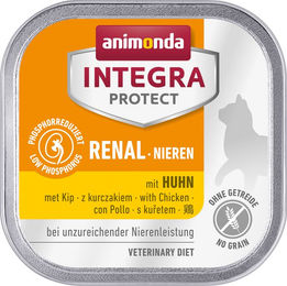Animonda Integra Protect Nieren Katzenfutter - Schälchen - Huhn - 16 x 100 g – Bild 1 von 2