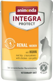 Produktbild von animonda Integra Protect Renal 85 Gramm Spezialfutter Sparpaket 48 x 85 Gramm Huhn