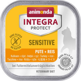 Animonda Integra Protect Sensitive Katzenfutter - Schälchen - Pute & Reis - 16 x 100 g – Bild 1 von 2