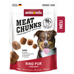 Produktbild von animonda Meat Chunks Adult Rind pur - 6 x 80 g