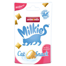 Produktbild von Animonda Milkies Wellness Knusperkissen Katzensnack - 12 x 30 g