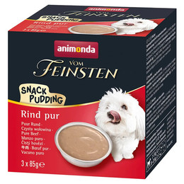 Produktbild von Animonda Multipack vom Feinsten SnackPudding Rind pur - 3 x 85 g