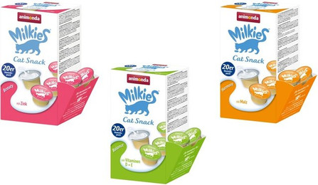 Produktbild von animonda Snack-Mix 2 Milkies Kapseln 3x300g (20x15g) Katzensnack