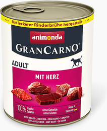 Produktbild von animonda Sparpaket 12x800g Herz Gran Carno
