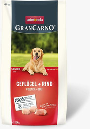 Produktbild von Animonda Sparpaket 2 x 12kg Senior Geflügel+Rind GranCarno