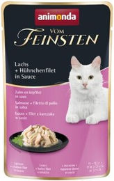 Produktbild von animonda Vom Feinsten 18x50g mit Lachs und Hühnchenfilet, in Sauce