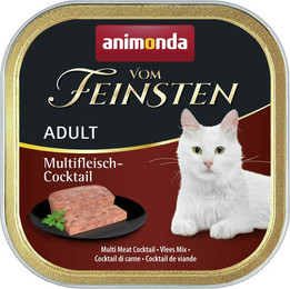 Produktbild von animonda Vom Feinsten Adult 100g Schale Katzennassfutter Sparpaket 64 x 100 Gramm Multifleisch-Cocktail