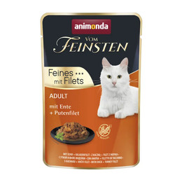 Produktbild von Animonda Vom Feinsten Adult Ente und Putenfilet - 18 x 85 g