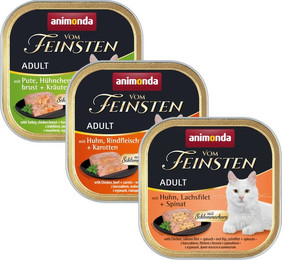 Produktbild von animonda Vom Feinsten Adult Feinschmecker Vielfalt Katzenfutter nass - 32 x 100 g