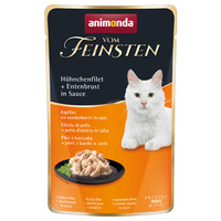 Produktbild von Animonda Vom Feinsten Adult Frischebeutel Huhn und Ente - 18 x 50 g