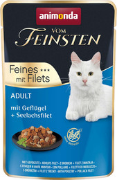 Produktbild von Animonda Vom Feinsten Adult Geflügel und Seelachsfilet - 36 x 85 g