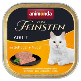 Produktbild von Animonda Vom Feinsten Adult Katzenfutter mit Geflügel und Nudeln - 32 x 100 g