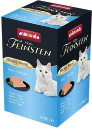 Produktbild von animonda vom Feinsten Adult Mildes Menü Pute + Forelle - 32 x 100 g