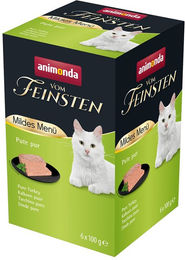 Produktbild von animonda vom Feinsten Adult Mildes Menü Pute pur 32x100g