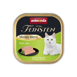 Produktbild von Animonda Vom Feinsten Adult Mildes Menü Pute pur - 32 x 100 g