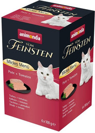 Produktbild von animonda vom Feinsten Adult Mildes Menü Pute + Tomaten - 32 x 100 g