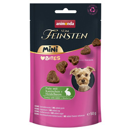Produktbild von animonda vom Feinsten Adult Mini Bites Pute mit Kaninchen & Heidelbeere - 10 x 50 g