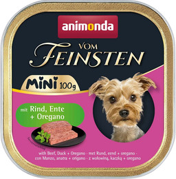 Produktbild von Animonda Vom Feinsten Adult Mini Rind & Ente mit Oregano - 32 x 100 g