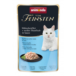 Produktbild von Animonda Vom Feinsten Adult mit Hühnchenfilet und weißem Thunfisch in Sauce - 18 x 50 g
