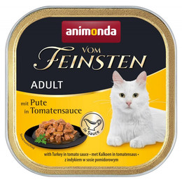 Produktbild von Animonda Vom Feinsten Adult mit Pute in Tomatensauce - 32 x 100 g