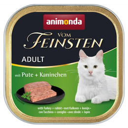 Produktbild von Animonda Vom Feinsten Adult mit Pute und Kaninchen - 32 x 100 g