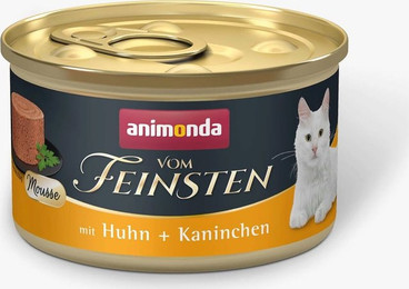 Produktbild von Animonda Vom Feinsten Adult Mousse Huhn und Kaninchen - 12 x 85 g