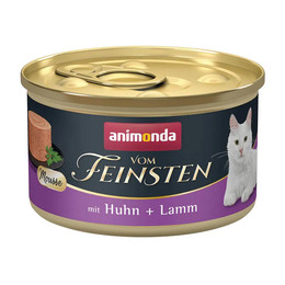 Produktbild von Animonda Vom Feinsten Adult Mousse Huhn und Lamm - 12 x 85 g