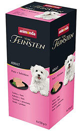 Produktbild von animonda Vom Feinsten Adult Pute und Schinken Nassfutter - 6 x 150 g