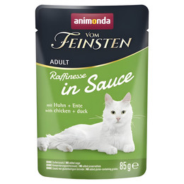 Produktbild von animonda vom Feinsten Adult Raffinesse in Sauce mit Huhn und Ente 24x85g
