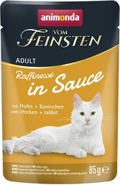 Produktbild von animonda vom Feinsten Adult Raffinesse in Sauce mit Huhn und Kaninchen 24x85g