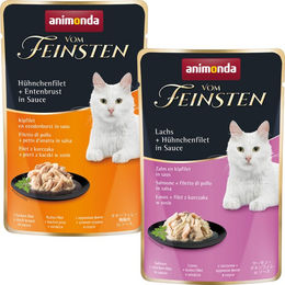 Animonda Vom Feinsten Katzenfutter - Frischebeutel - Lachs & Hühnchenfilet - 18 x 50 g – Bild 1 von 4