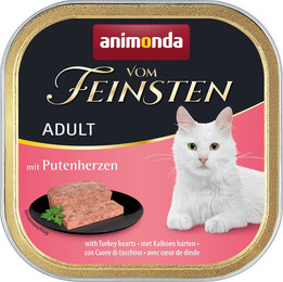 Produktbild von animonda vom Feinsten Katzenfutter nass mit Putenherzen - 6 x 100 g