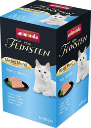 Produktbild von animonda vom Feinsten Mildes Menü Adult Pute & Forelle - 6 x 100 g
