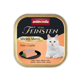 Produktbild von Animonda Vom Feinsten Mildes Menü Adult Pute + Lachs - 32 x 100 g