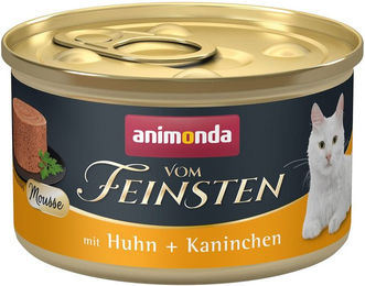 Produktbild von animonda vom Feinsten Mousse mit Huhn + Kaninchen 24x85g