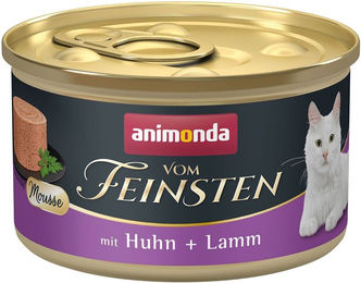 Produktbild von animonda vom Feinsten Mousse mit Huhn + Lamm 12x85g