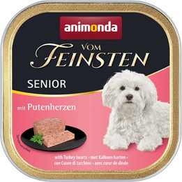 Produktbild von animonda vom Feinsten Senior Putenherzen - 22 x 150 g