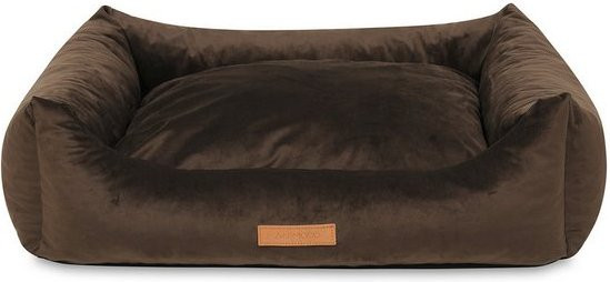 Produktbild von Animood Hundebett Alex braun M Velour