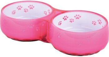 Produktbild von AniOne Acrylnapf Doppelnapf 2x200ml - 2 x 200 ml