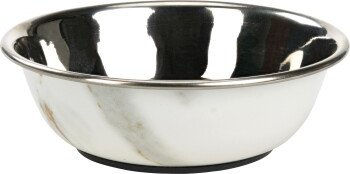 Produktbild von AniOne Edelstahlnapf Marmor - 0,35 l