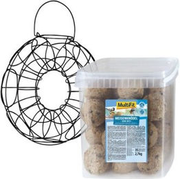 Produktbild von AniOne Futterring mit MultiFit Meisenknödel